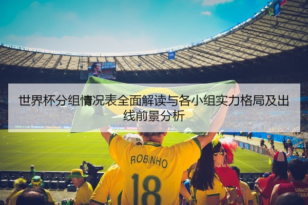 世界杯分组情况表全面解读与各小组实力格局及出线前景分析